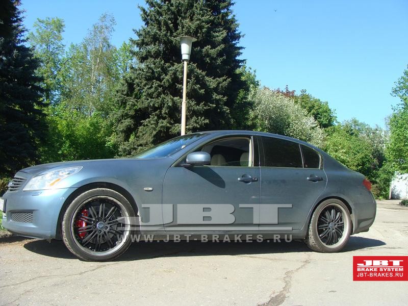 19.05.2011 infiniti g35x с тормозной системой jbt brakes