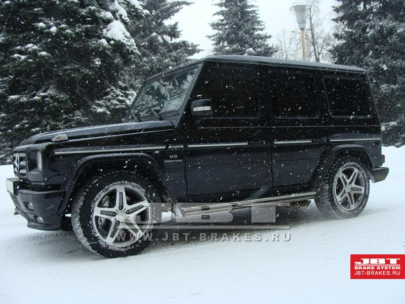 20.02.2012 Mercedes-Benz G-class с тормозной системой JBT Brakes