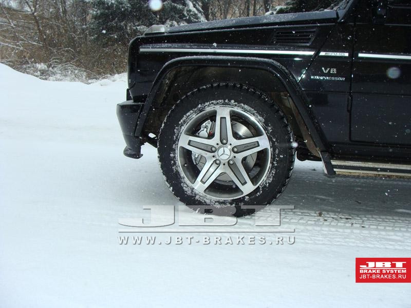 20.02.2012 Mercedes-Benz G-class с тормозной системой JBT Brakes